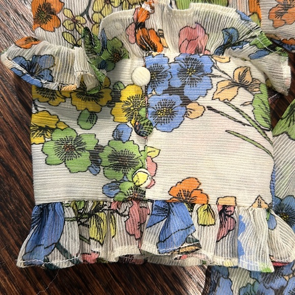 Alexis Wrap Tie Blouse, Size Large (150) - Picture 7 of 10